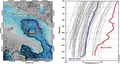 South Adriatic Recipes: Estimating the Vertical Mixing in the Deep Pit